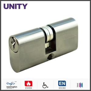 Wholesale Commercial Door Lock Cylinder Split Cam Satin Nickekl Keyed Alike from china suppliers