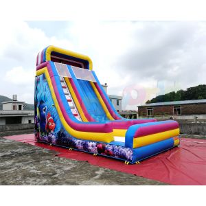 Waterproof Commercial Inflatable Slide / Nemo Inflatable Dry Slide