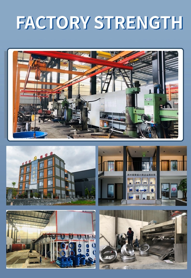 Pipe Connection Special Carbon Steel, Ductile Iron Double Flange Limit Device Telescopic Pipe Seal