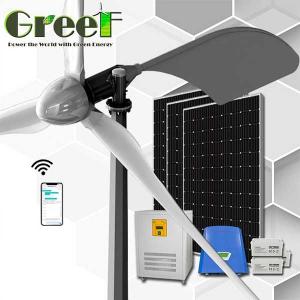 Wholesale 5KW Easy Residential solar hybrid Wind Turbine Off And On Grid System from china suppliers