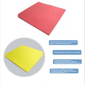 Customizable Cellulose Sponge Scourer for Kitchen Cleaning