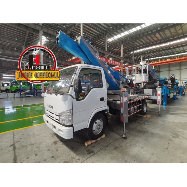 23m China Telescopic Articulated Aerial Work Platform Factory JIUHE Elevating Work Platform 23m Bucket Truck