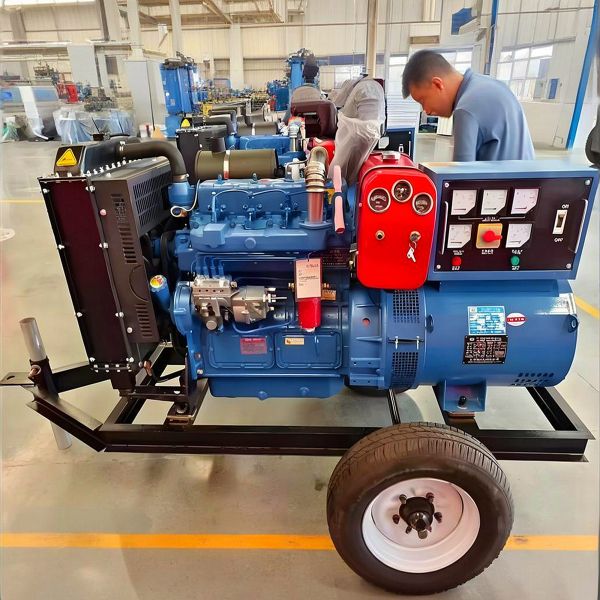 Extended Operation Portable Diesel Powered Generator Open Diesel Generator Set Residential Diesel Generators