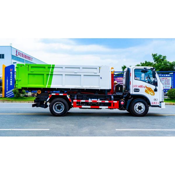 Roll Off Diesel/gasoline Type Remote Control Waste Truck Garbage Cleaning Vehicle Hook Lift Product To Malaysia with Features
