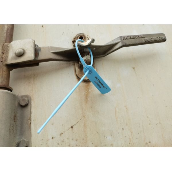 309 N Tensile Strength 400 mm Length Laser Print Plastic Security Pull Tight Seal for Container Security Lock