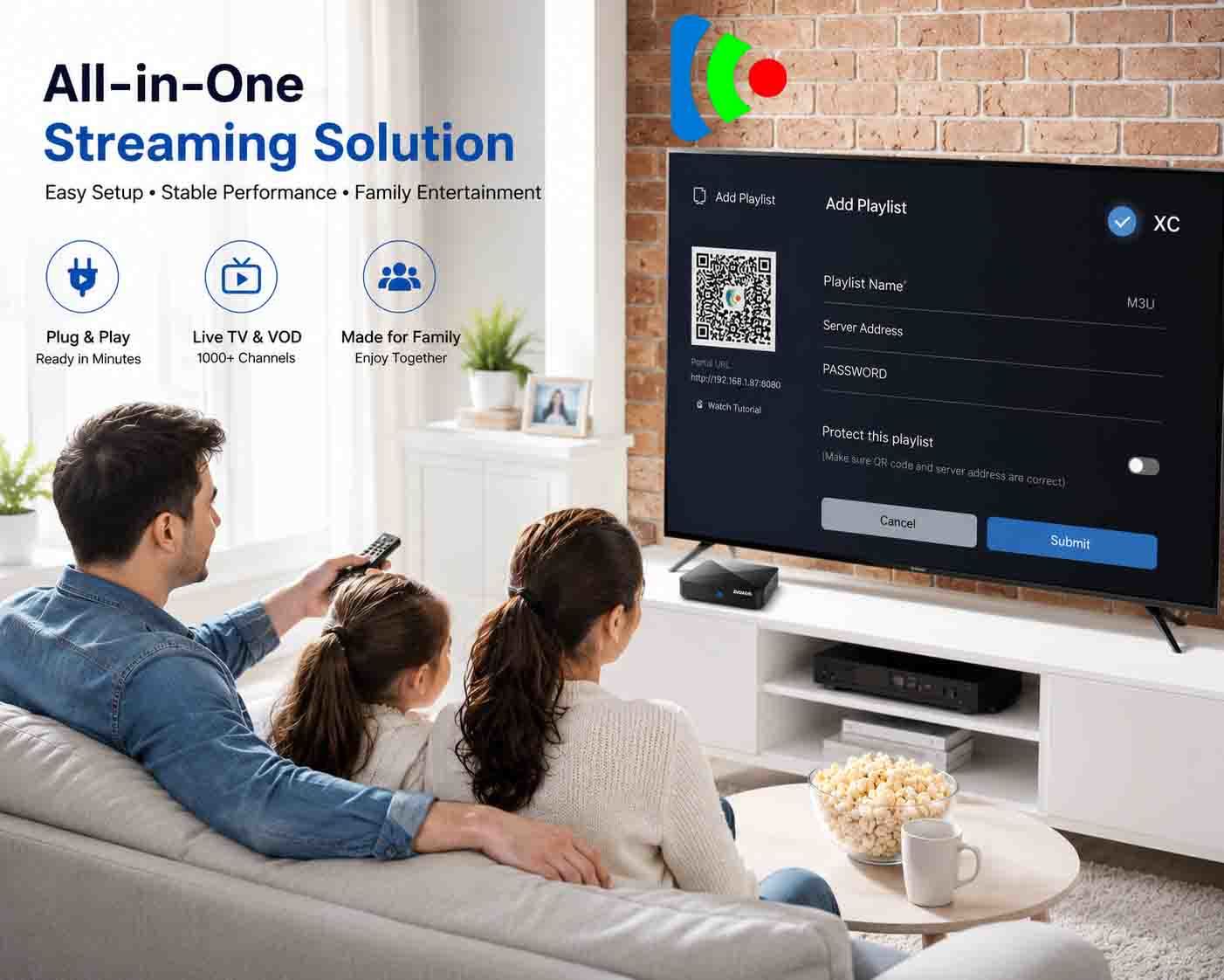 Ultra HD 4K Streaming Player Google Android 14 TV Box For Home Entertainment