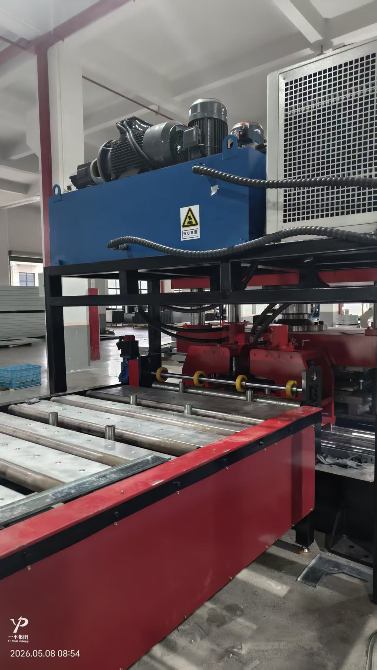 Fully Automated Cable Tray Roll Forming Machine with Adjustable Input Steel Sheet Width 200mm–600mm and Hydraulic Fixed-length Shearing System