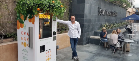 Fruit Vegetable Health Food Vending Machines Automatic Customized