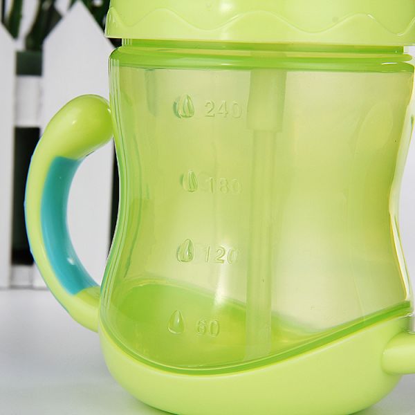 Unique products space duckbill shape cute baby plastic drinking water cup
