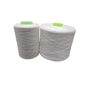 Wholesale Stock Lot 40/2 Spun Polyester Yarn Raw White from china suppliers