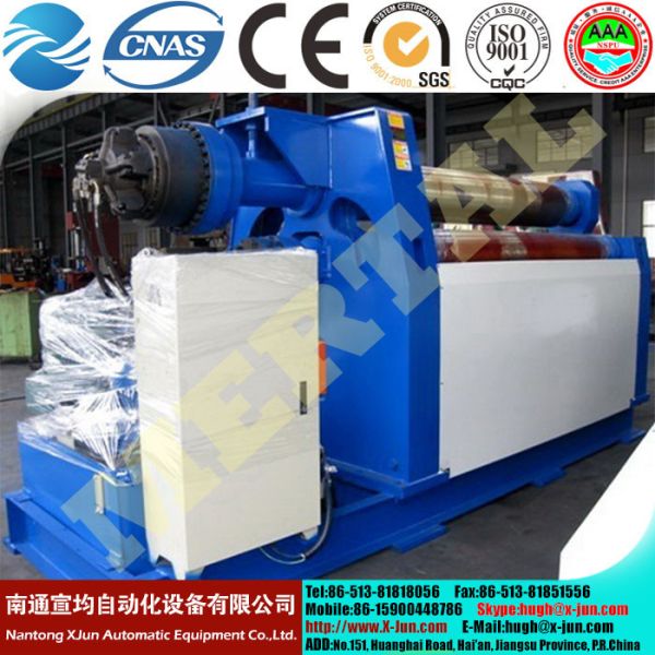 HOT!MCLW12XNC-50*3000 large hydraulic CNC four roller plate bending/rolling machine