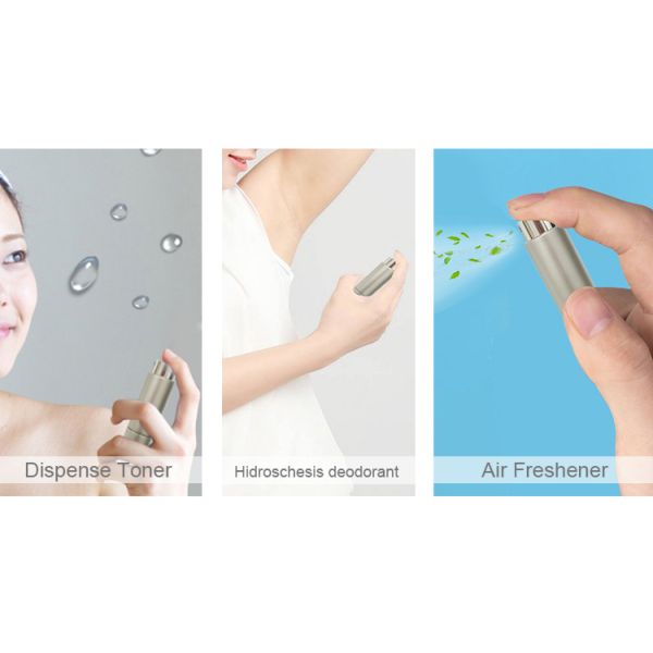 8ml 10ml 15ml 20ml Empty Custom Refillable Degradable Material Travel Cosmetic Twist Perfume Atomizer