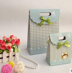 paper gift bag with bowknot ,cake bag