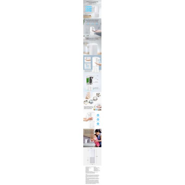 Touchless sensor foam soap dispenser