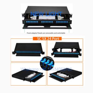 Wholesale Rack Mount Multimode Fiber Optic Patch Panel from china suppliers