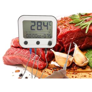 Rechargeable Wifi Digital Food Thermometer Wireless Control For Grilling