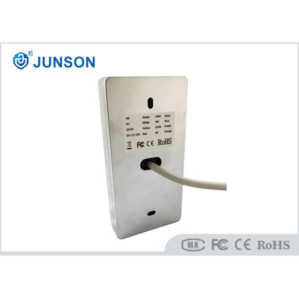 Robust Waterproof RFID Keypad Reader with Biometric Fingerprint Recognition - 24VDC