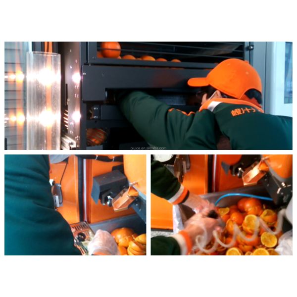 Summer Squeezed Apple Juice Vending Machine 400W Metal Zinc Alloy