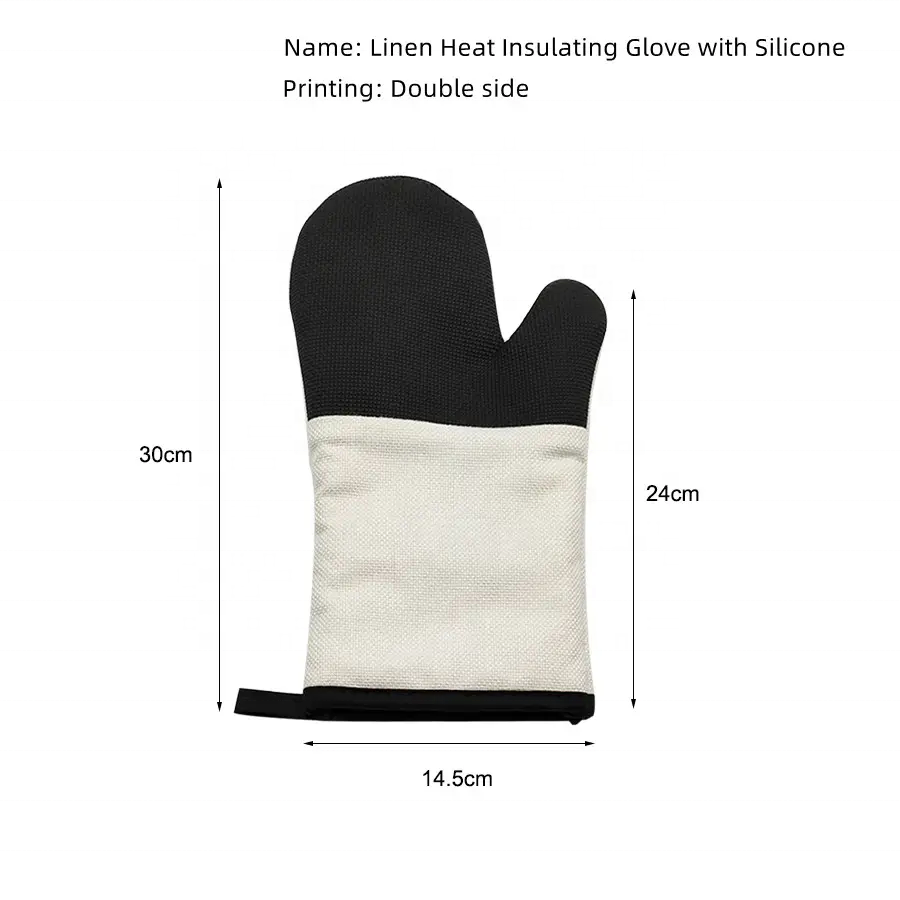Personalized Sublimation Oven Mitt Blanks Best Heat Resistant Gloves For Sublimation