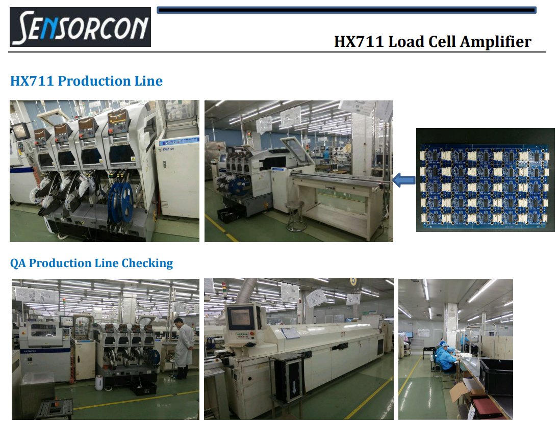 IOT-Optimized Load Cell PCB4 with HX711 Amplifier and Voltage 2.6 to 5.5 VDC Input for Precise Weight Monitoring
