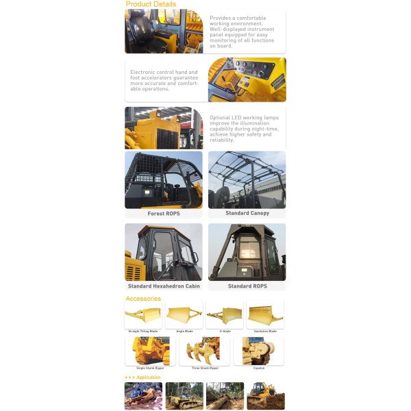 D6G Used Dozer Crawler 160HP Reconditioned Machine