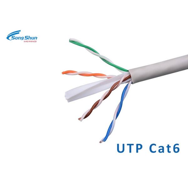 15U Gold Plated Plug RJ45 Patch Leads , UTP Router Computer Cat6 Patch Cord