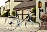 V brake colorful hi-ten steel 26/28 size elegant retro city bike with basket