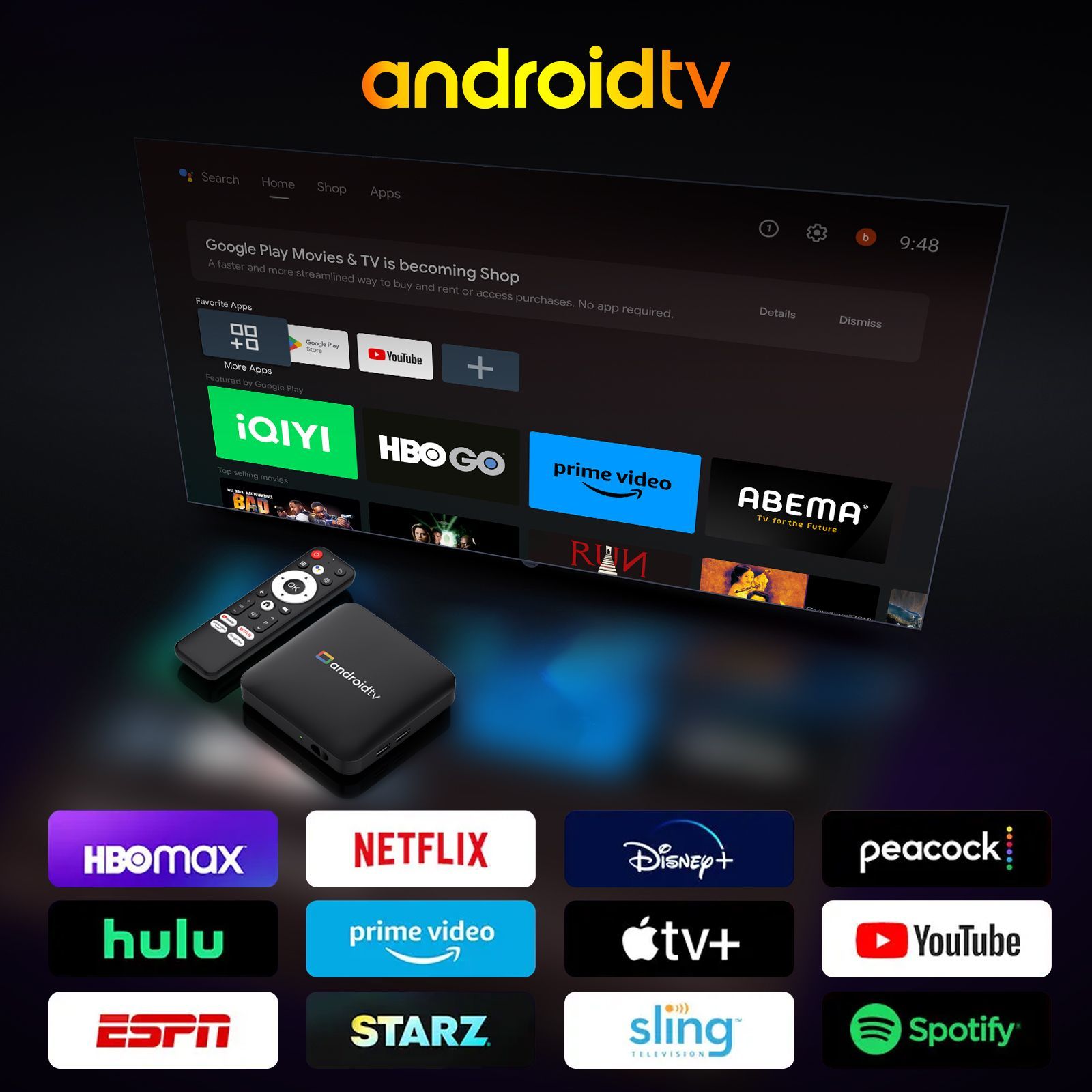 H96 Max Android 14 TV Box with 4K Ultra HD Streaming and Quad Core Processor