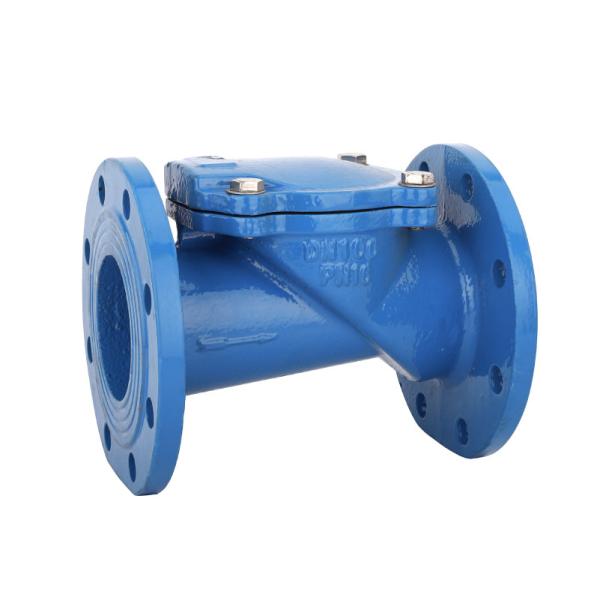 Ductile Nodular Cast Iron Check Valve DN50 Swing Wafer Rubber Disc Check Valve