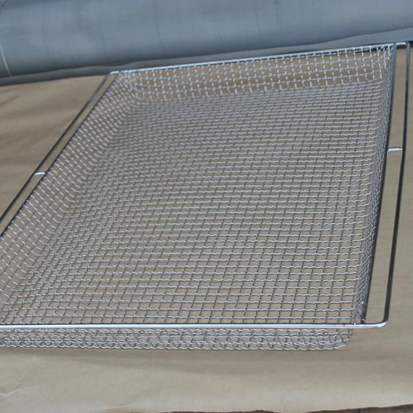 Professional 800 x 600 mm 304 Stainless Steel Wire Mesh Oven Baking Donut Tray