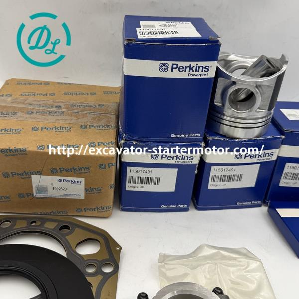 EexcavaStart Perkins 404D-22 403D-22 Engine Piston Kit & Ring Set