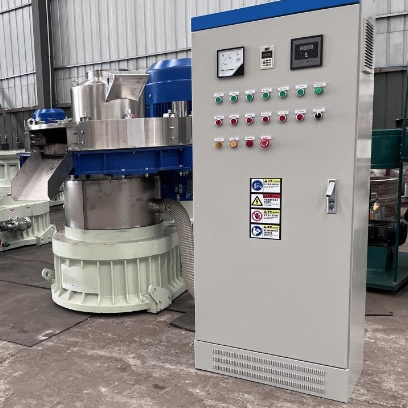 Customized Voltage Biomass Pellet Machine With Soft Starter Control And Lubricating System