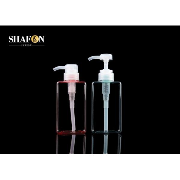 Transparent PETG Empty Cosmetic Bottles , Empty Lotion Bottles Sprayer Pump Sealing