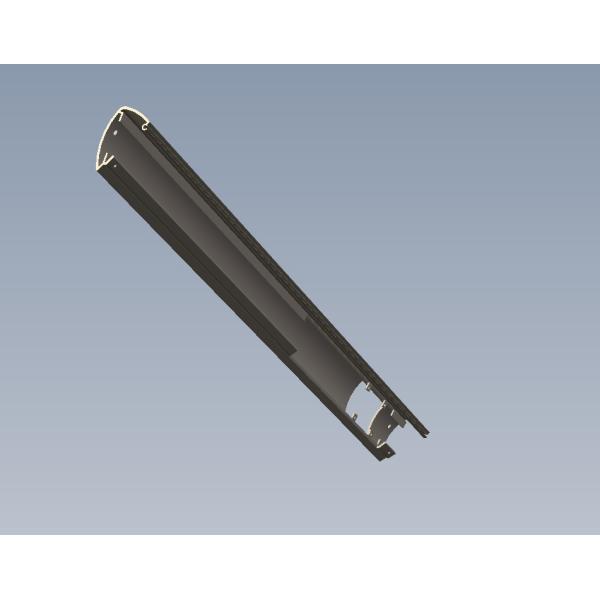 Customized Aluminium Track Profiles , Aluminium Structural Profiles For Furniture