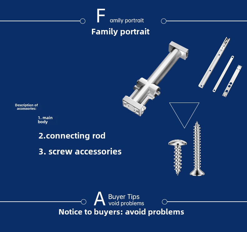 XF Aluminium Alloy Modern Concealed Door Closer Automatic Closing Device Invisible Hydraulic Buffer Hotel Wooden Doors Home