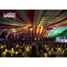 1000 People Capacity Elegant White Wedding Tent With Decoration Roof Lining For Parties for sale
