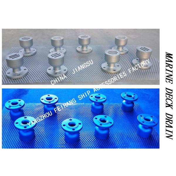 YB type marine oblong floor drain, oblong deck floor drain with flange, oblong deck drain with flange