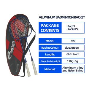 Wholesale Training Badminton Racket Set Moderate Multicolor Indoor Outdoor from china suppliers