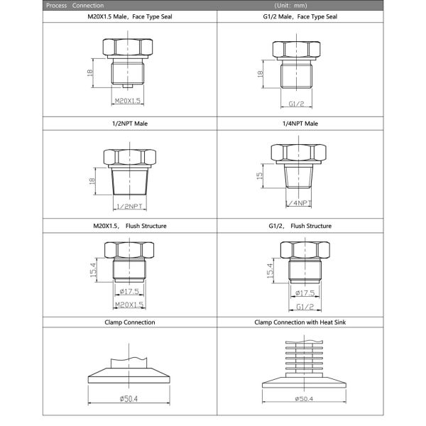 BP93420-IC High Temperature Pressure Transmitter Sensor with IP65 Protection and Ex ia IIC T6 Ga Explosion-proof for Accurate Measurements