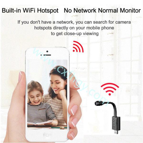 USB Mini Camera Wifi IP Camera Full HD 1080P P2P CCTV With SD Card Cloud Storage Smart Surveillance AI Human Detection V