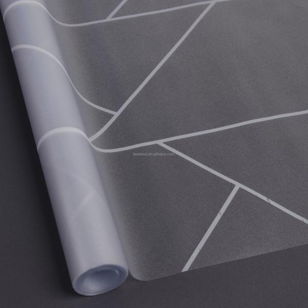 Pet Friendly Static Window Film Frosted PVC Window Clings For Privacy