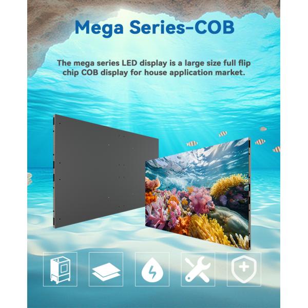192x192 Pixels Lightweight Foldable COB LED Screen High Transparency For Advertising