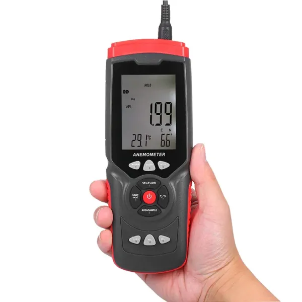 GT8907 Highly Sensitive Digital Anemometer Non Contact For Wind Speed Measurement