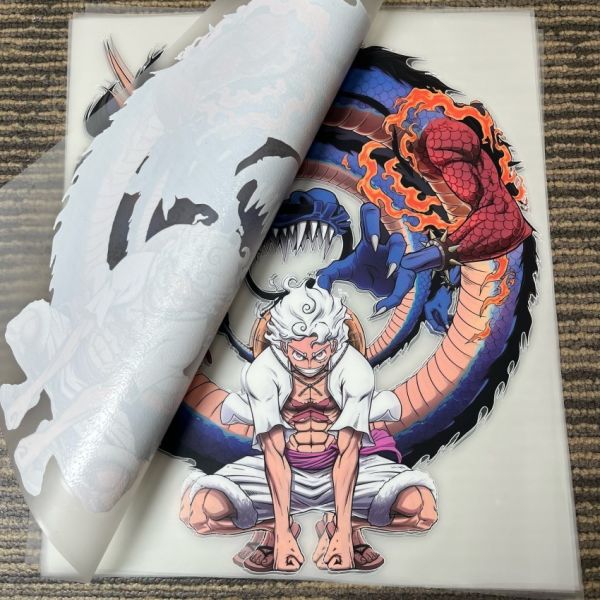 Soft-Touch Machine Washable High Stretch DTF Heat Transfer Stickers for Custom Apparel