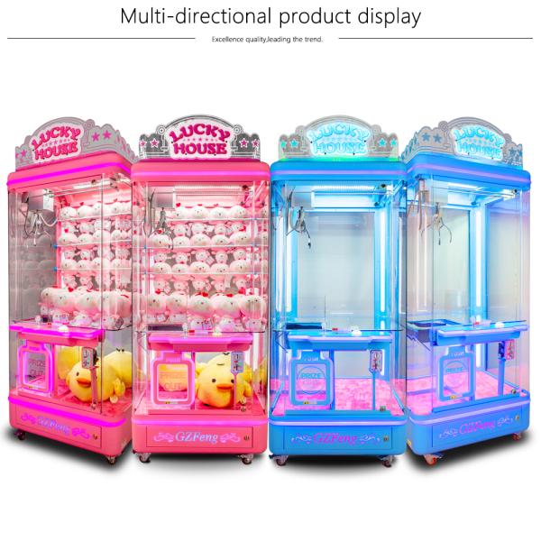 Lucky House 180W Toy Crane Machine 840 * 880 * 2200MM Size For 1 Player