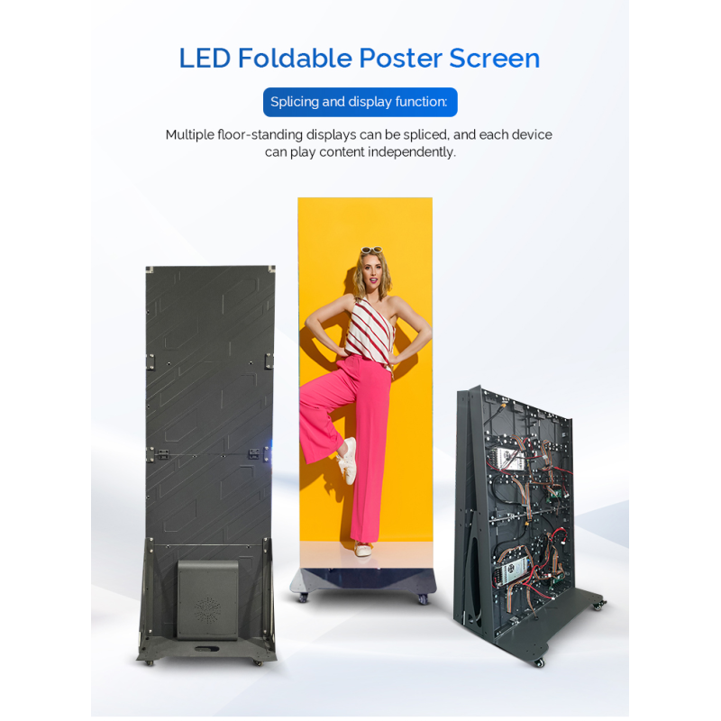 Good Price Customized High Definition Indoor LED Display Screens Indoor Digital Foldable LED Screen