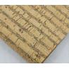 Factory Price 1.4m Width Square Texture Cork Fabric in Nature Color for Wallet Making for sale