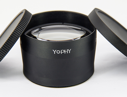 Optical Glass Black Anamorphic Camera Lens 2X Macro Lens For Photography
