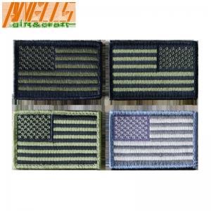 Wholesale U.S. Army Moral Patch US Flag Forward Hunting Patch Hook and Loop Embroidered Patches from china suppliers