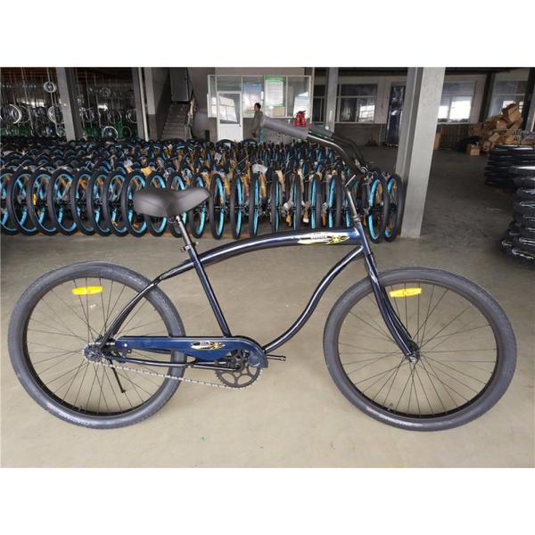 26 Inch Custom Stretch Single Speed Foot Brake Beach Cruiser Bike with Ordinary Pedal